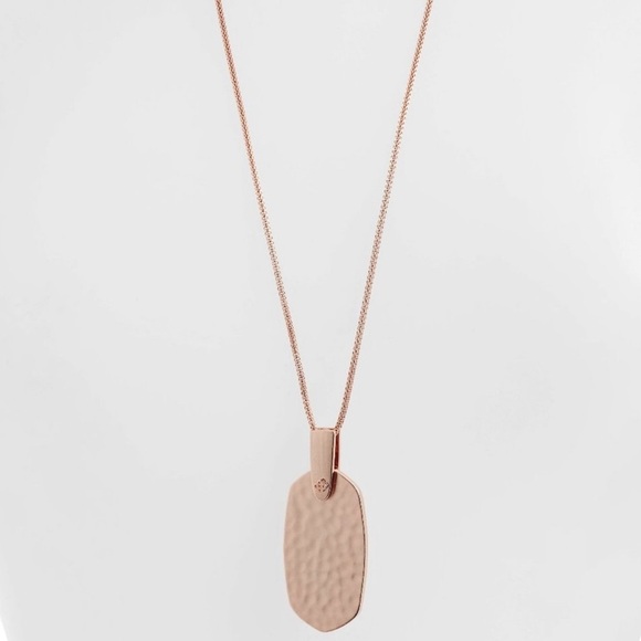 Kendra Scott Inez 14k Rose Gold over Brass Necklace - EUC - Picture 2 of 6